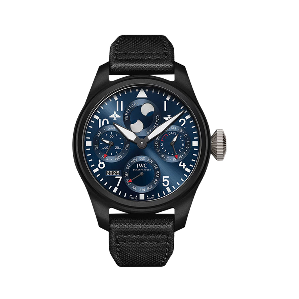 IWC Big Pilot's Watch Perpetual Calendar Top Gun Edition 'Rodeo Drive' Blue/Navy Dial Straps