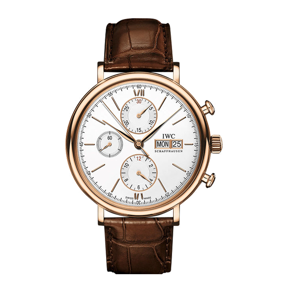 IWC Portofino Chronograph Red Gold / Silver