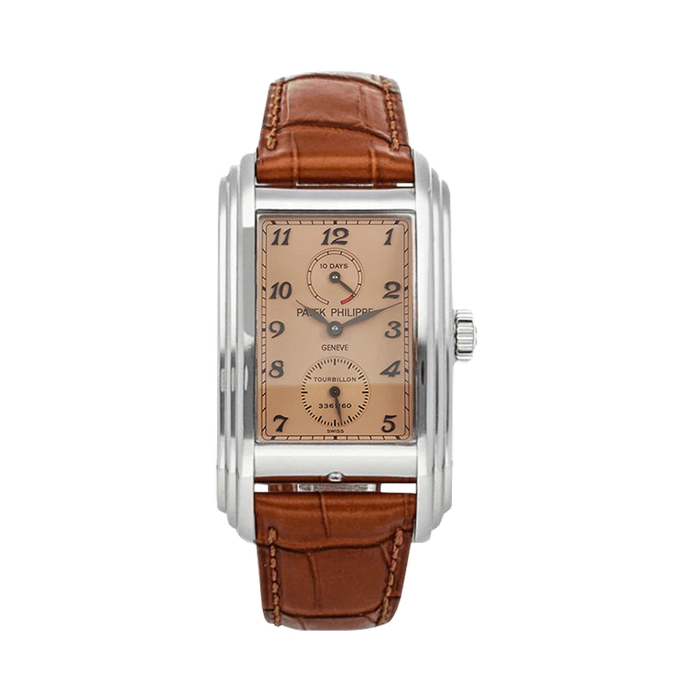 Patek Philippe Gondolo 5101 10 Day Tourbillon Platinum / Salmon