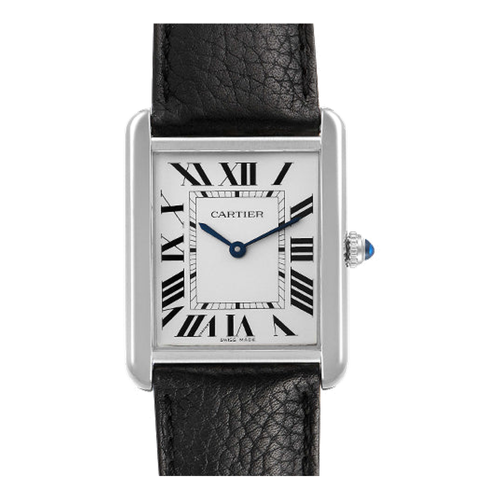 Cartier Tank Solo White Dial Straps