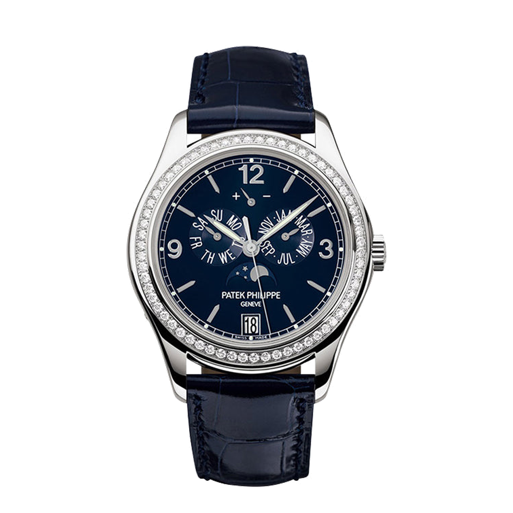 Patek Philippe Annual Calendar 5147 White Gold / Navy Blue