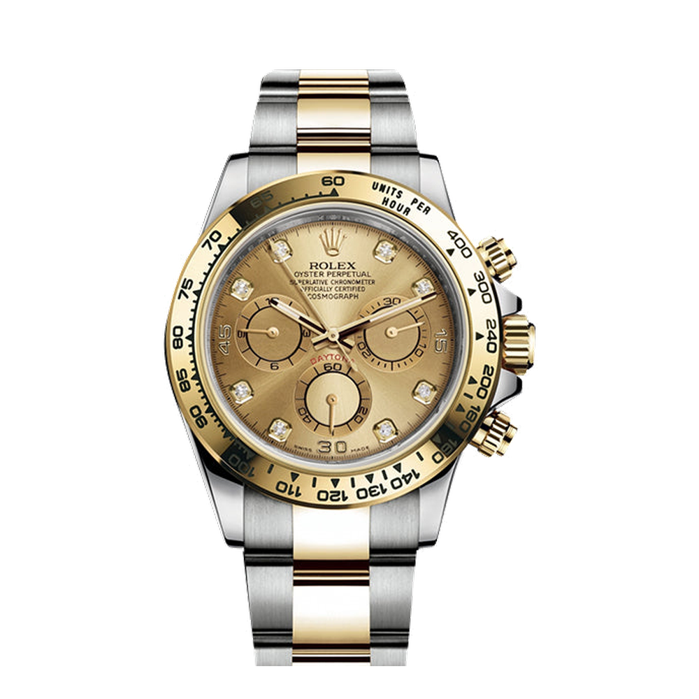 Rolex Cosmograph Daytona Yellow Gold / Champagne Diamond