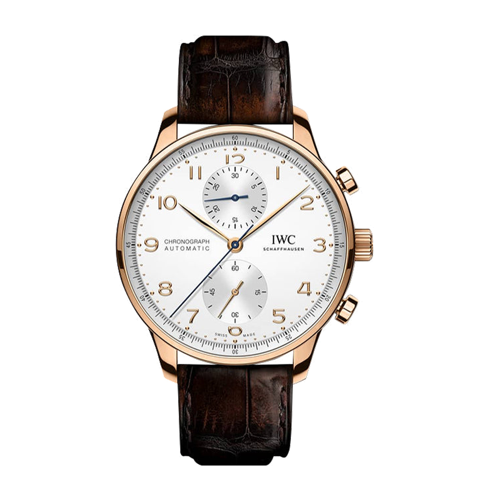 IWC Portugieser Chronograph Red Gold / Silver