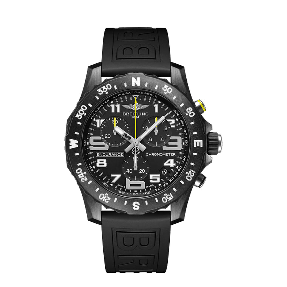 Breitling Endurance Pro Black Dial Straps