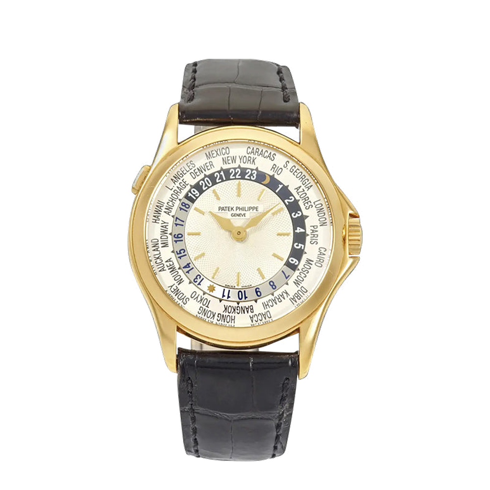 Patek Philippe World Time 5110 Natural / Cream Dial Straps