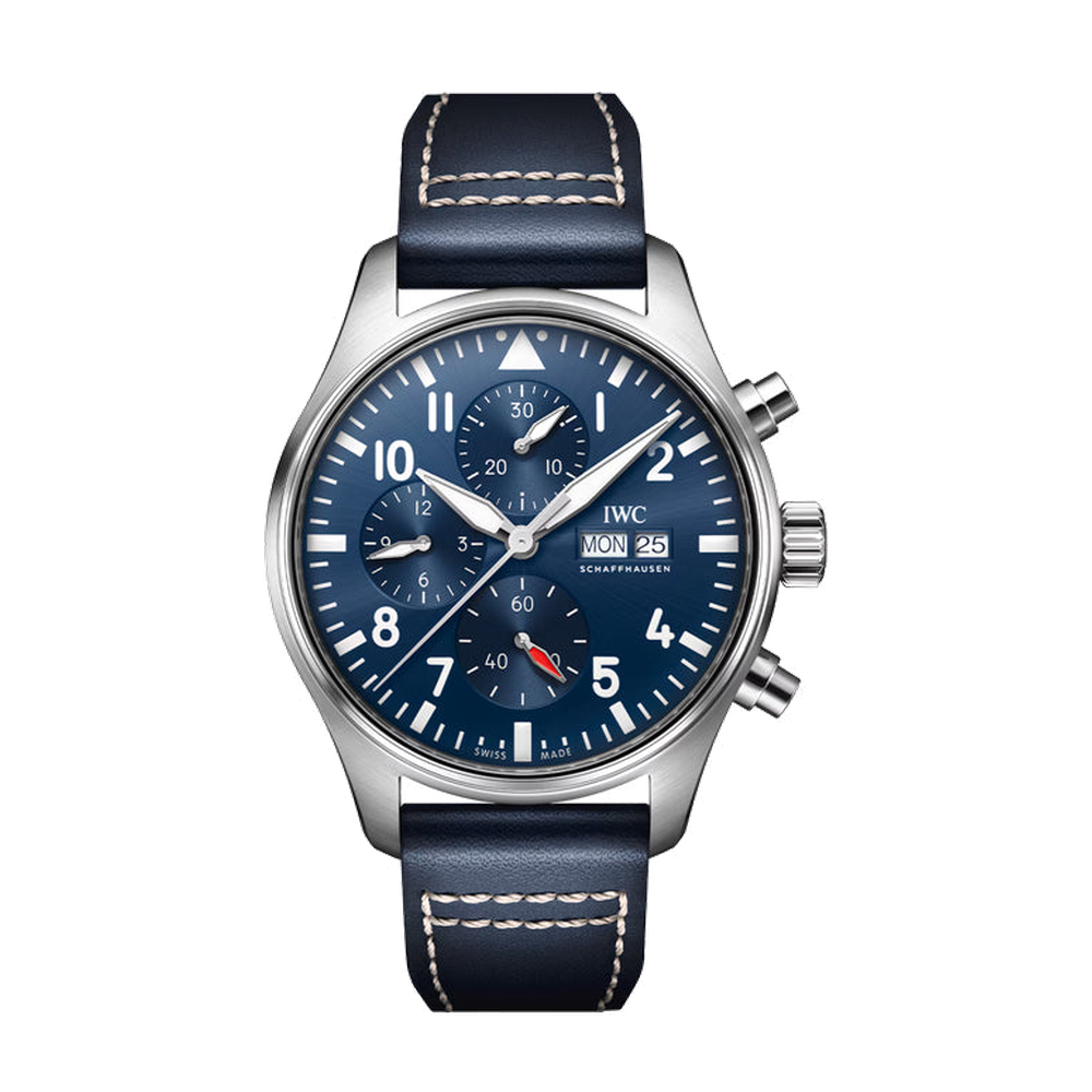 IWC Pilot's Watch Chronograph Blue/Navy Dial Straps