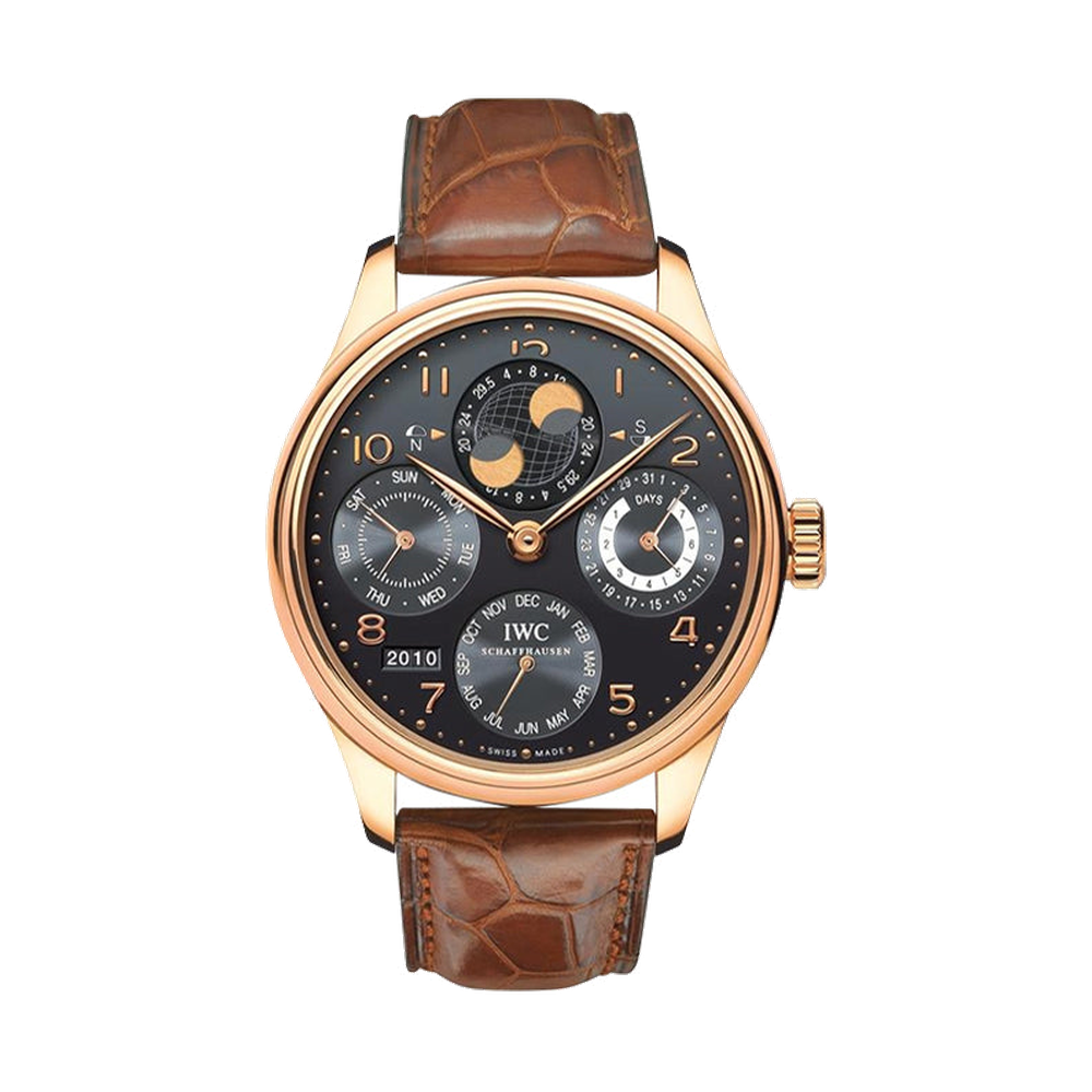 IWC Portuguese Perpetual Calendar 5021 Red Gold / Black