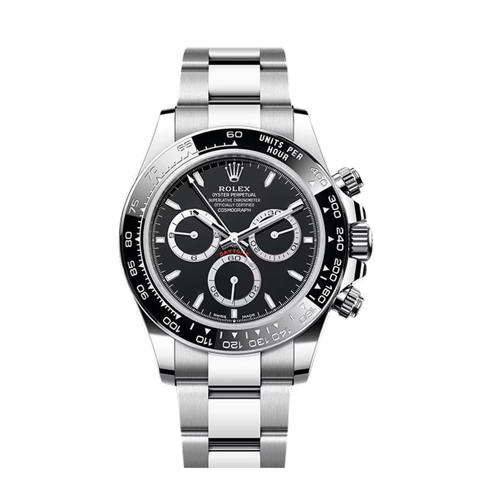 Rolex Cosmograph Daytona Stainless Steel - Cerachrom / Black / Oyster Black Dial Straps
