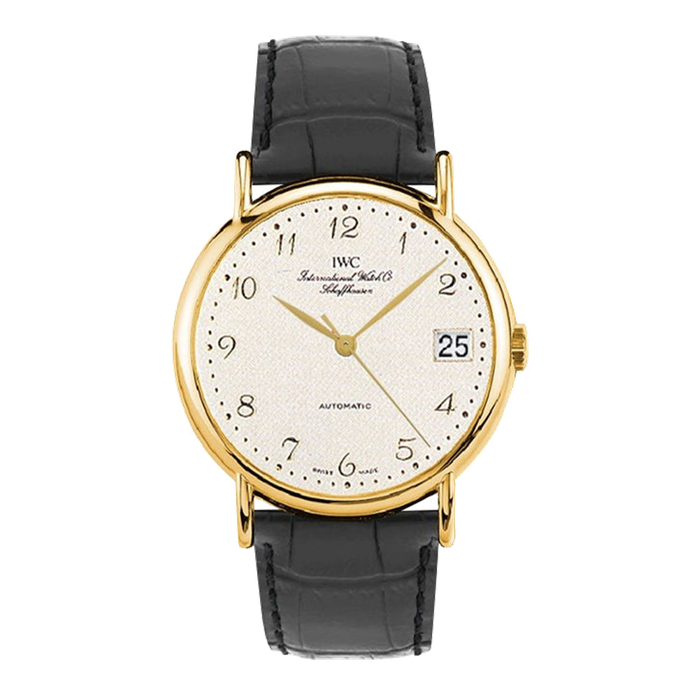 IWC Portofino Automatic Yellow Gold / Silver - Breguet / Strap