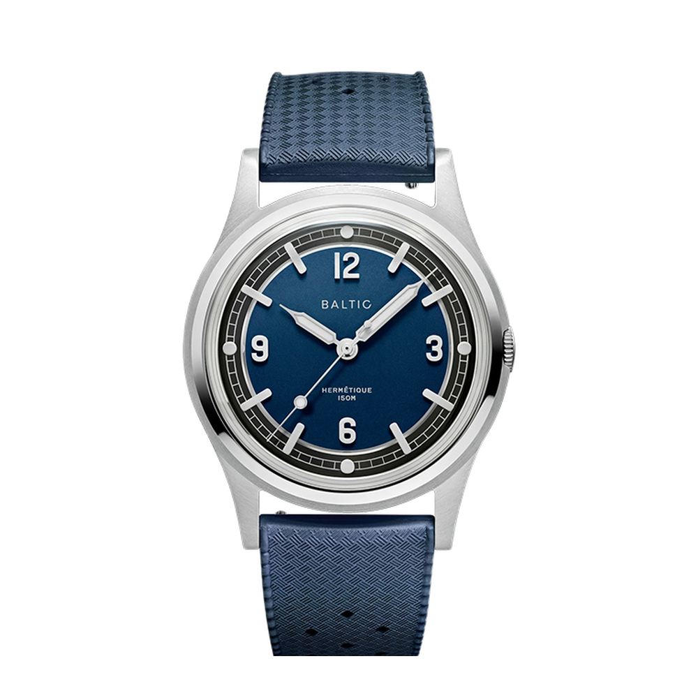 Baltic Hermetique Tourer Blue Blue/Navy Dial Straps
