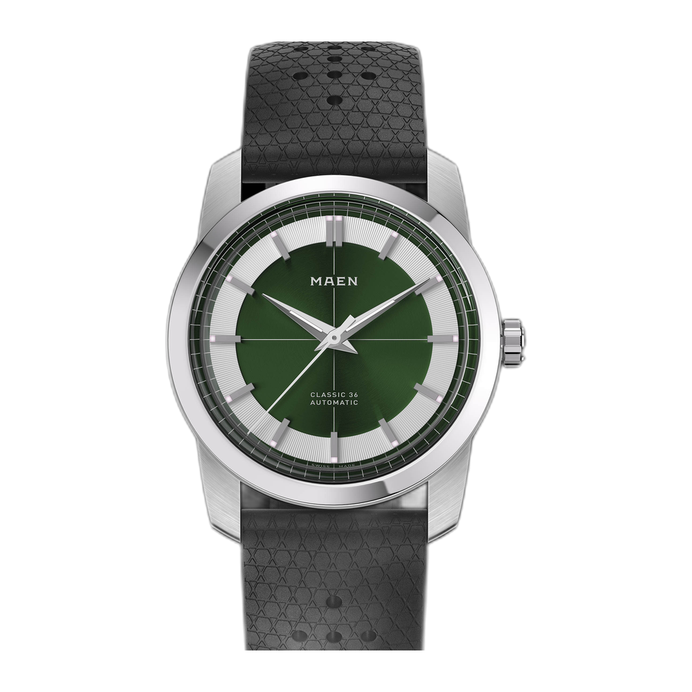 Maen Classic 36 - M7.2.2 Green Dial Straps