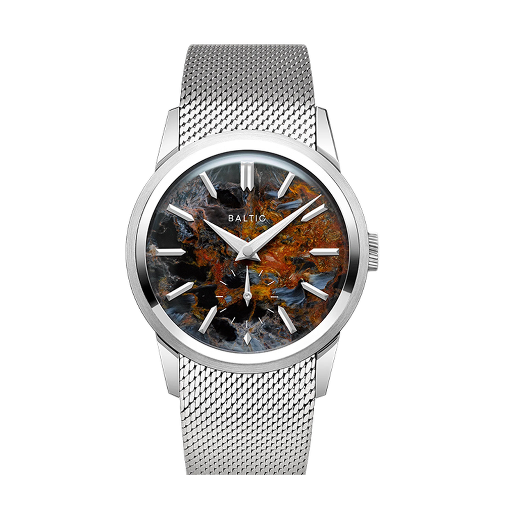Baltic Prismic Stone Pietersite Blue/Navy Dial Straps
