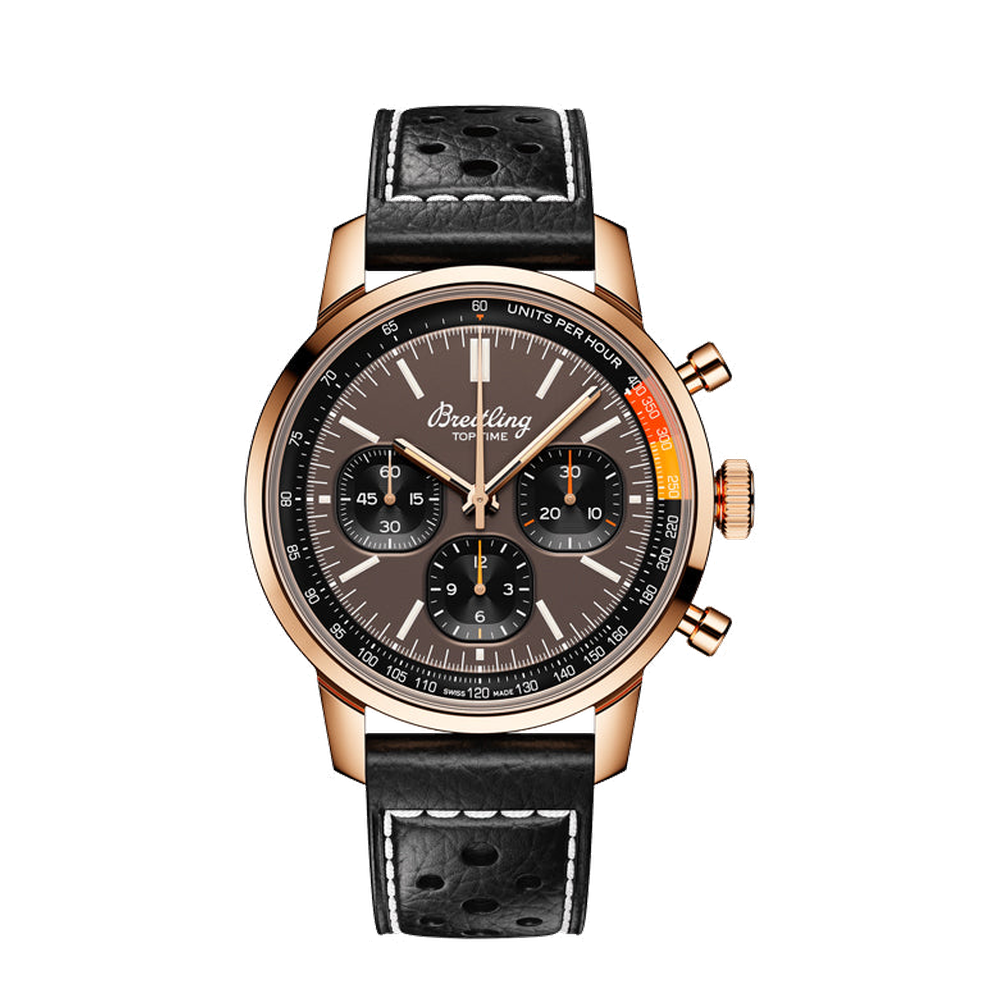 Breitling Top Time B01 Brown Dial Straps
