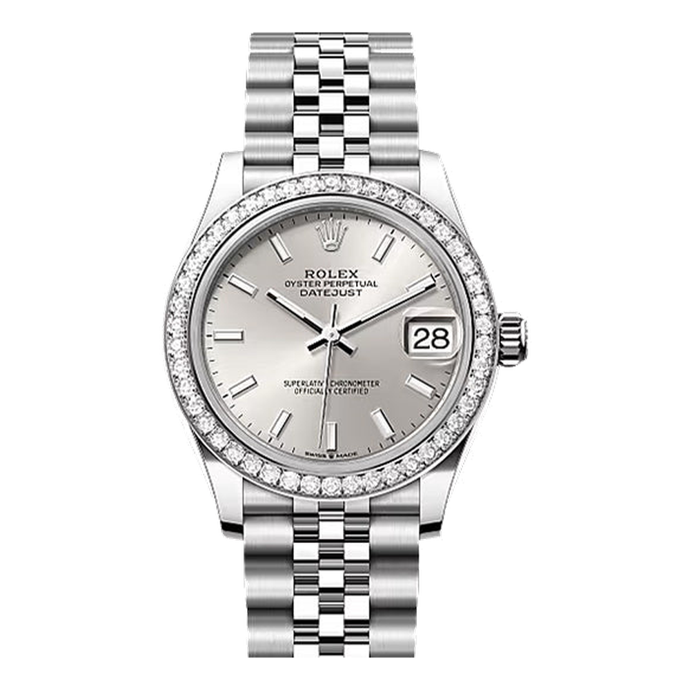 Rolex Datejust 31 Stainless Steel Diamond / Jubilee / Silver