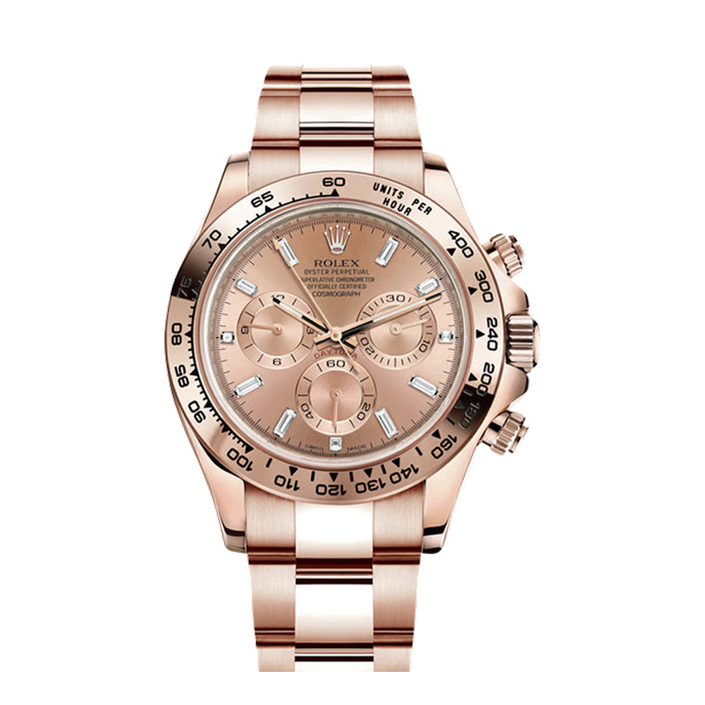 Rolex Cosmograph Daytona Everose / Pink Baguette