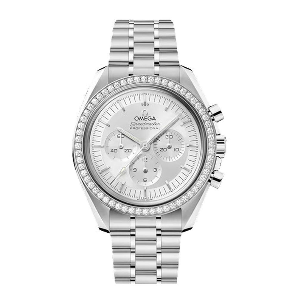 Omega Speedmaster Professional Moonwatch 3861 Canopus Gold - Diamond / Silver / Bracelet