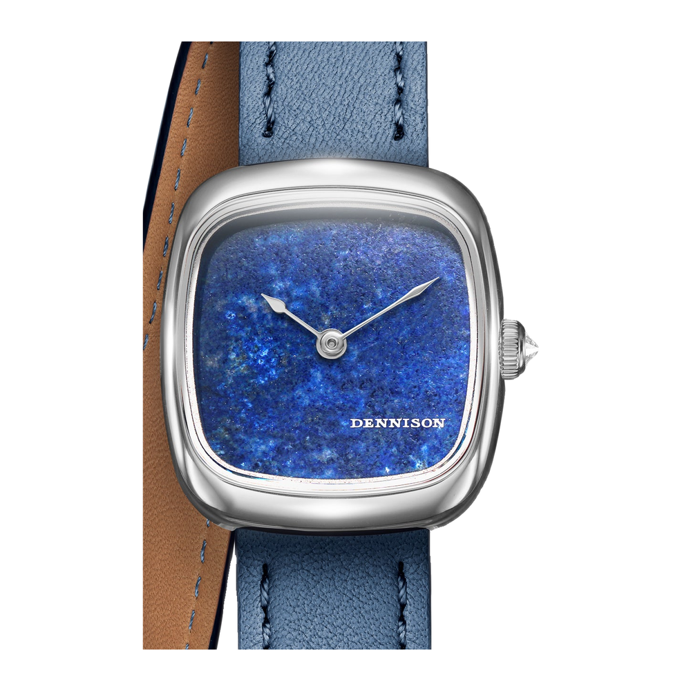 Dennison Mini Lapis Lazuli In Steel Blue/Navy Dial Straps