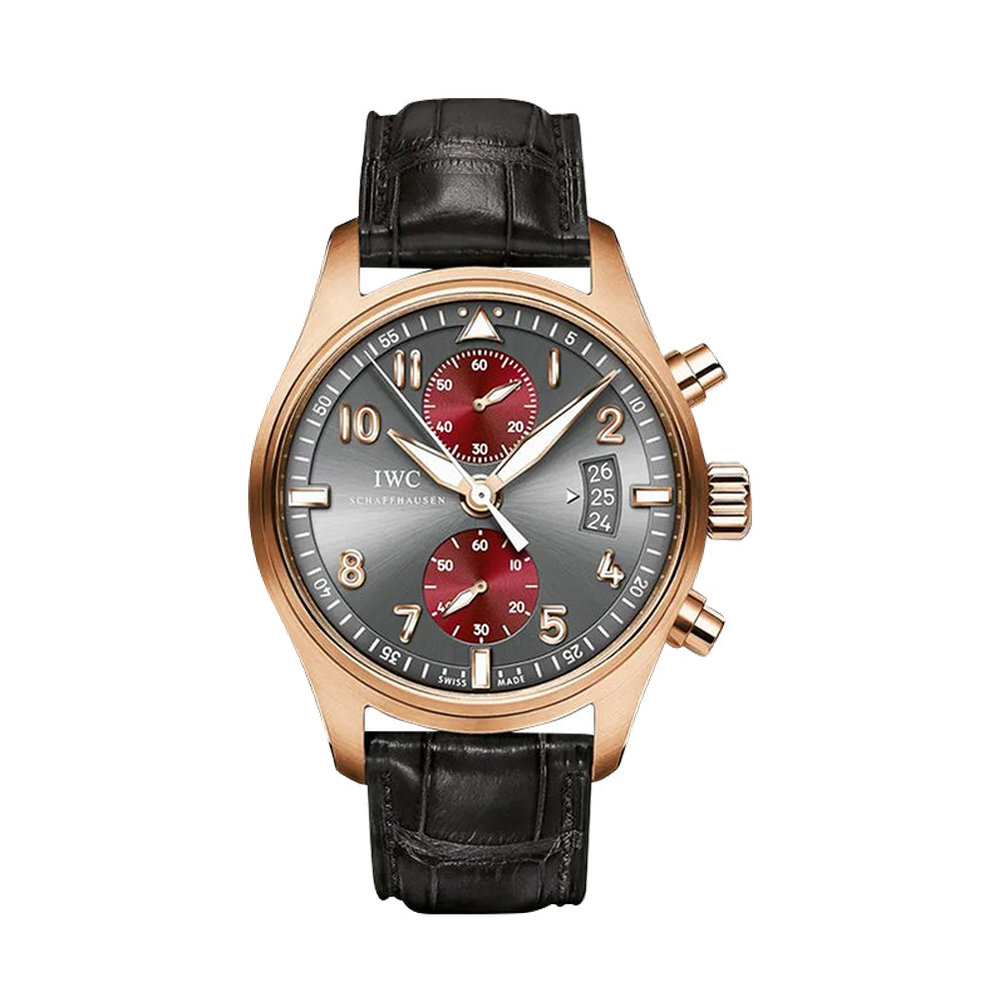IWC Pilot's Watch Spitfire Chronograph Tribeca Film Festival 2014 Red Gold