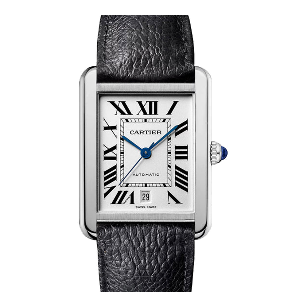 Cartier Tank Solo XL White Dial Straps