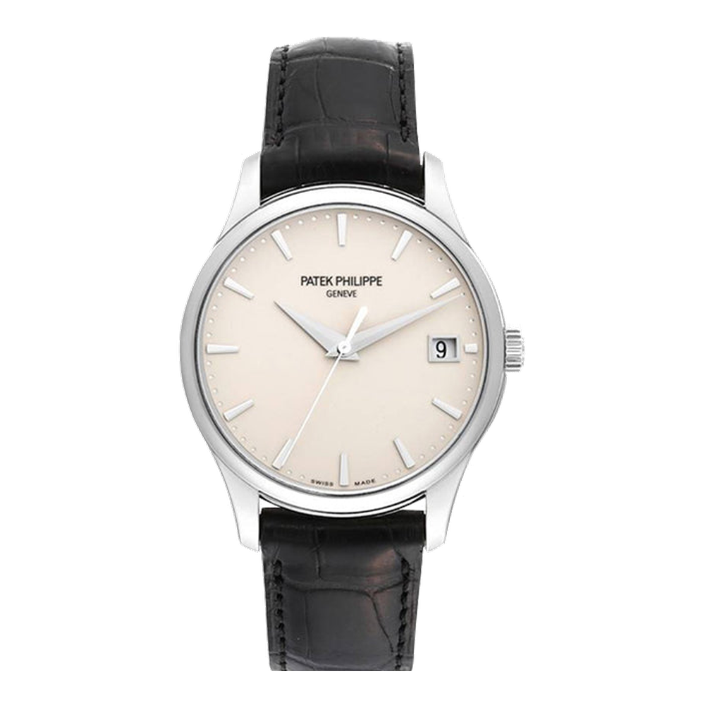 Patek Philippe Calatrava 5227G White Gold/Ivory White Dial Straps