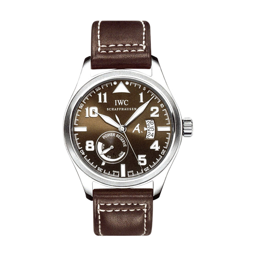 IWC Pilot's Watch Antoine De Saint Exupery Power Reserve Stainless Steel
