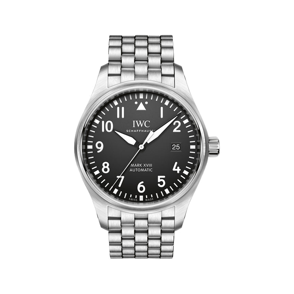 IWC Pilot's Watch Mark XVIII Stainless Steel / Black / Bracelet