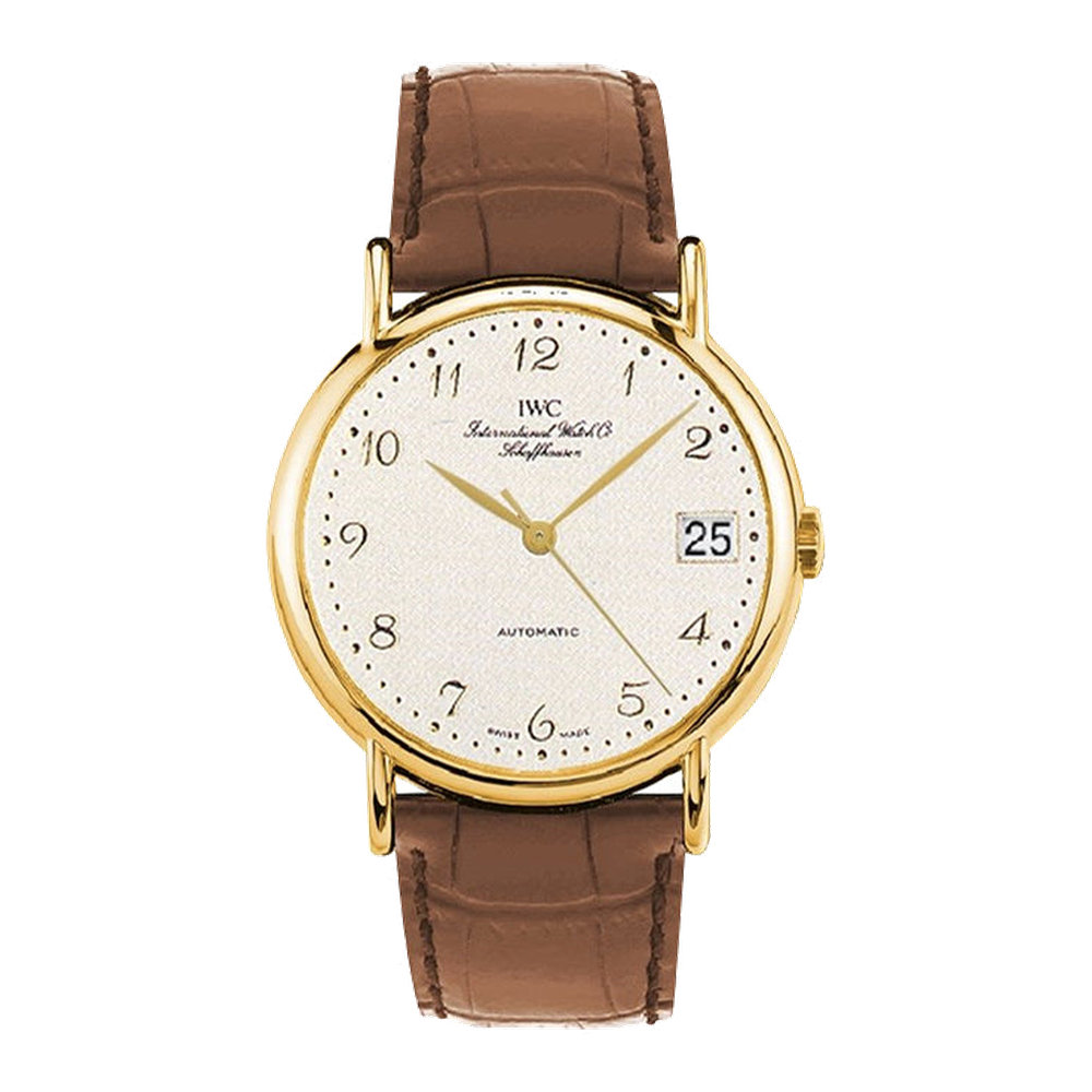 IWC Portofino Automatic Yellow Gold / Silver - Breguet / Strap