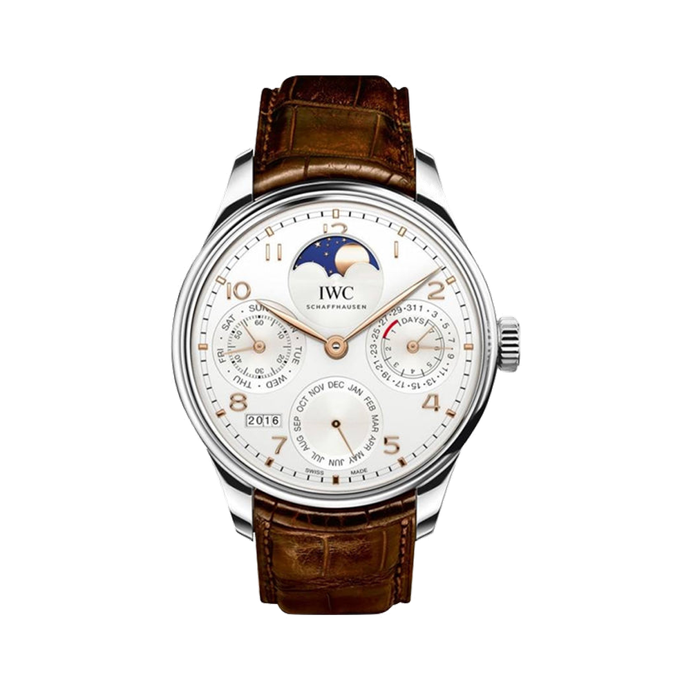 IWC Portugieser Perpetual Calendar Single Moon Stainless Steel / Boutique Shanghai