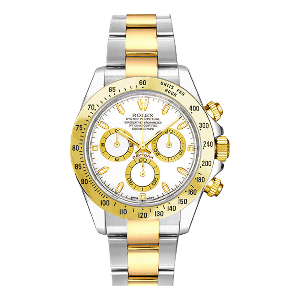 Rolex Cosmograph Daytona Rolesor / White