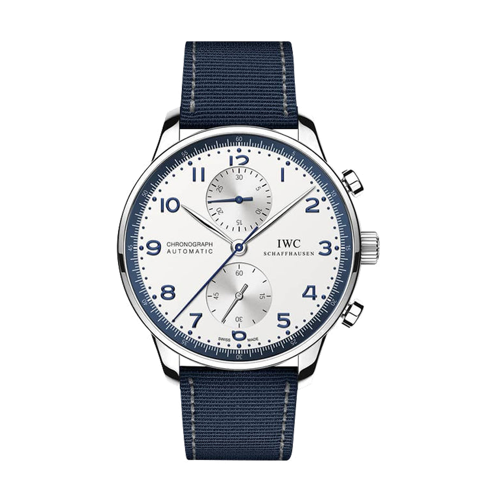 IWC Portuguese Chrono-Automatic Stainless Steel / Bucherer Blue