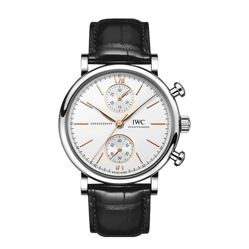 IWC Portofino Chronograph 39 Stainless Steel / Silver