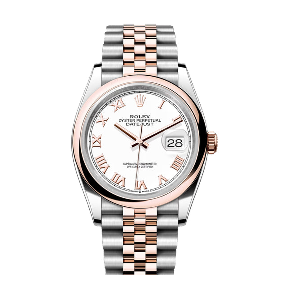 Rolex Datejust 36 White Dial Straps