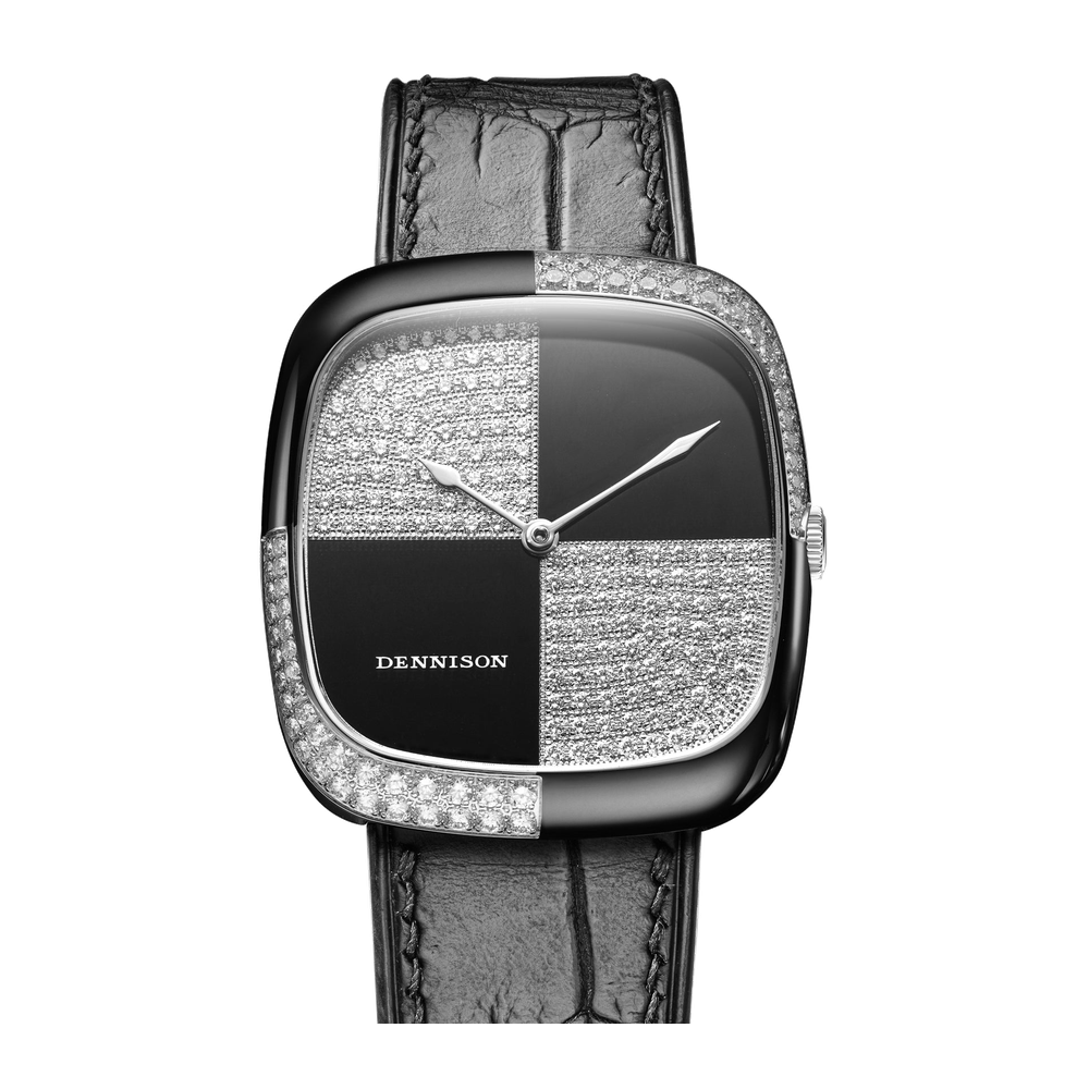 Dennison ALD Checker Gambit Black Dial Straps