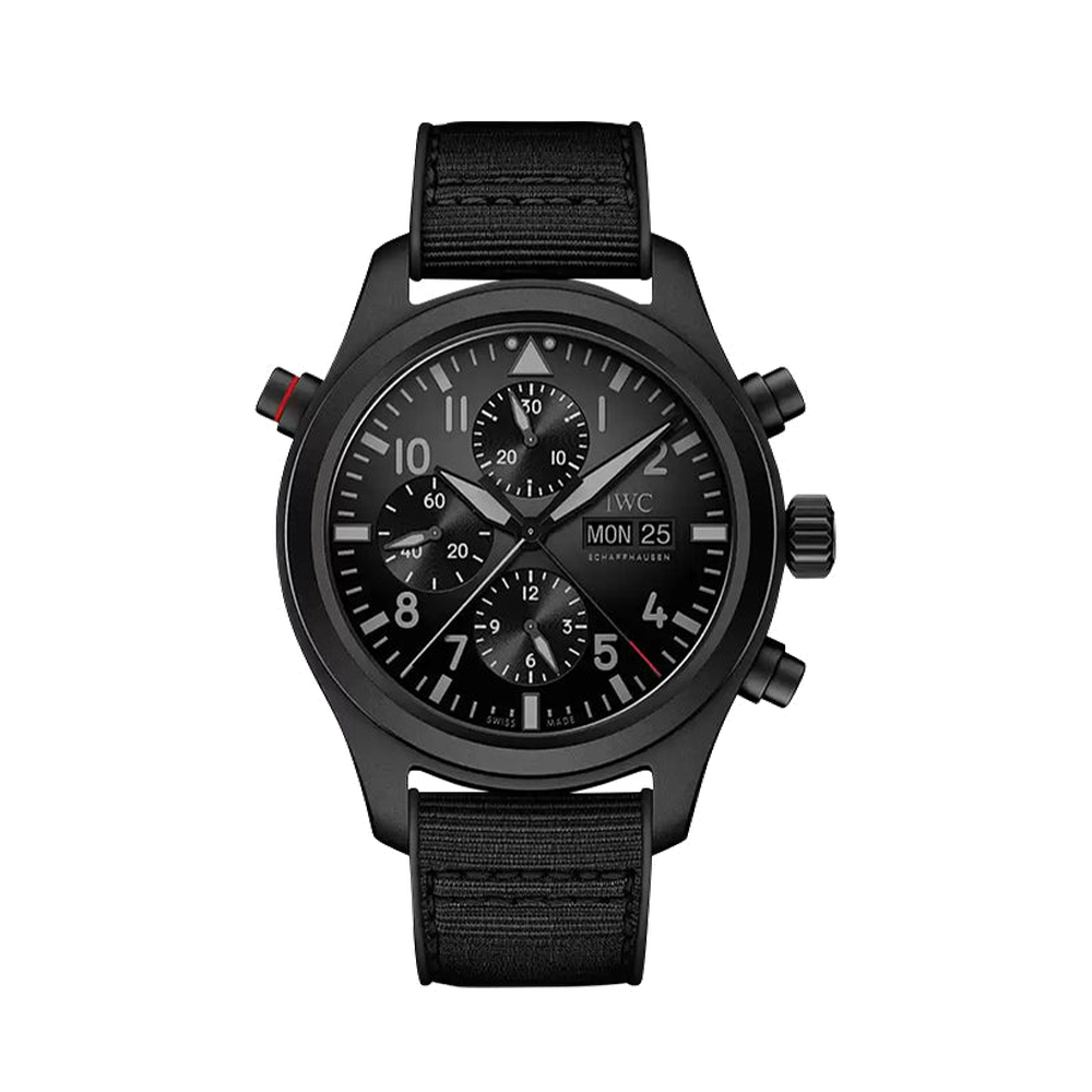 IWC Pilot's Watch Double Chronograph Top Gun Ceratanium