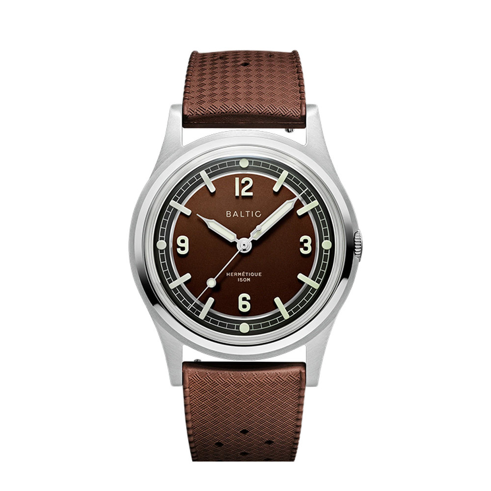 Baltic Hermetique Tourer Brown Brown Dial Straps