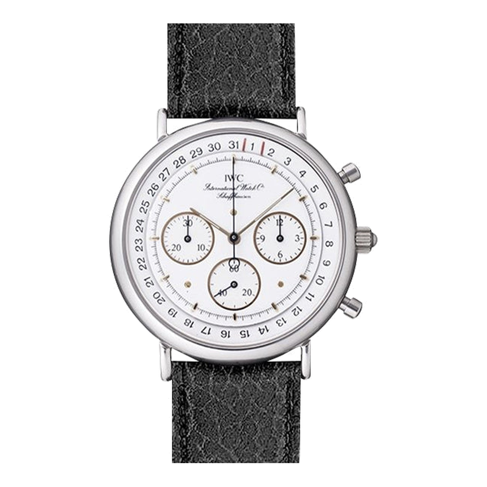IWC Portofino Chronograph MecaQuartz Stainless Steel / White / Calf