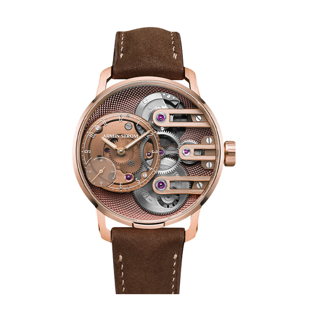 Armin Strom Gravity Equal Force Ultimate Sapphire Rose Gold Skeletonised / Openwork Dial Straps