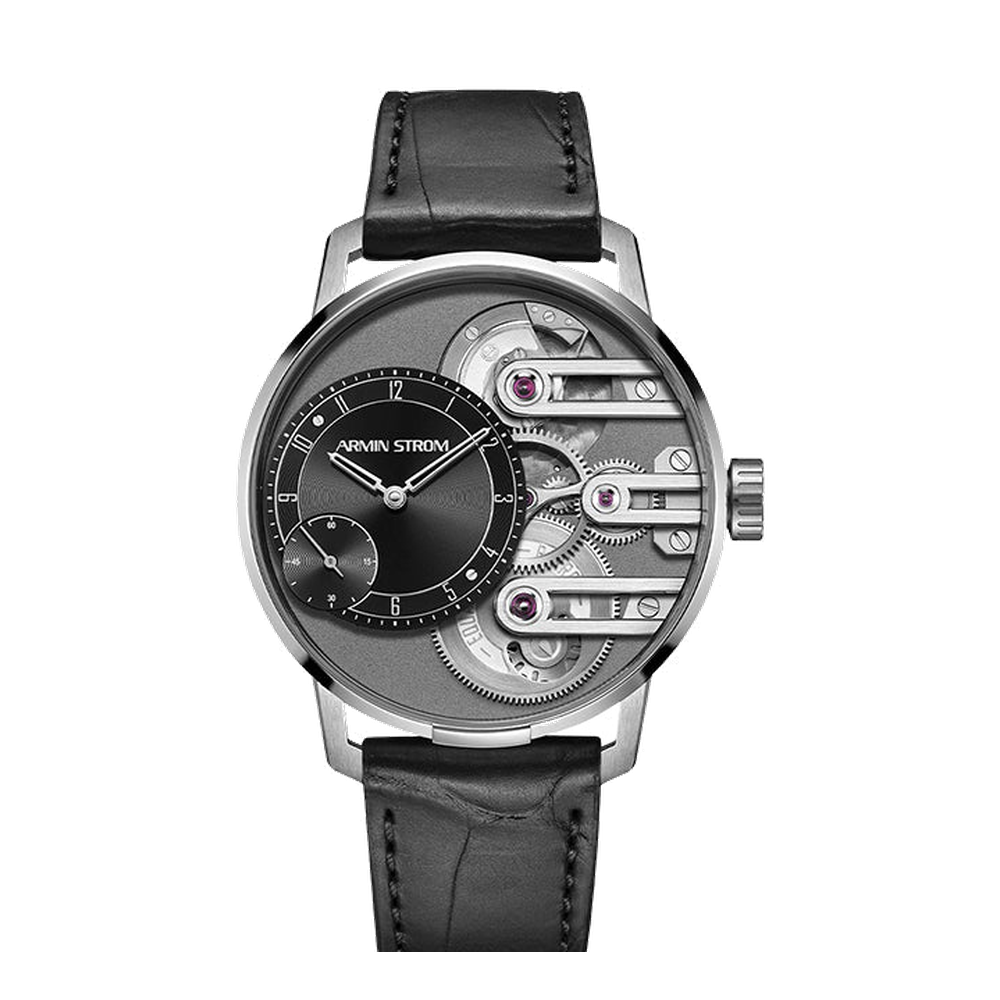 Armin Strom Gravity Equal Force Manufacture Edition Black Skeletonised / Openwork Dial Straps