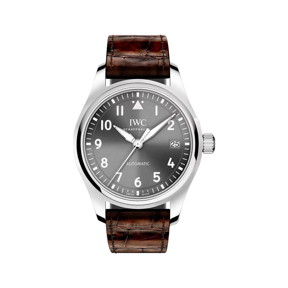 IWC Pilot's Watch Automatic 36 Black Dial Straps