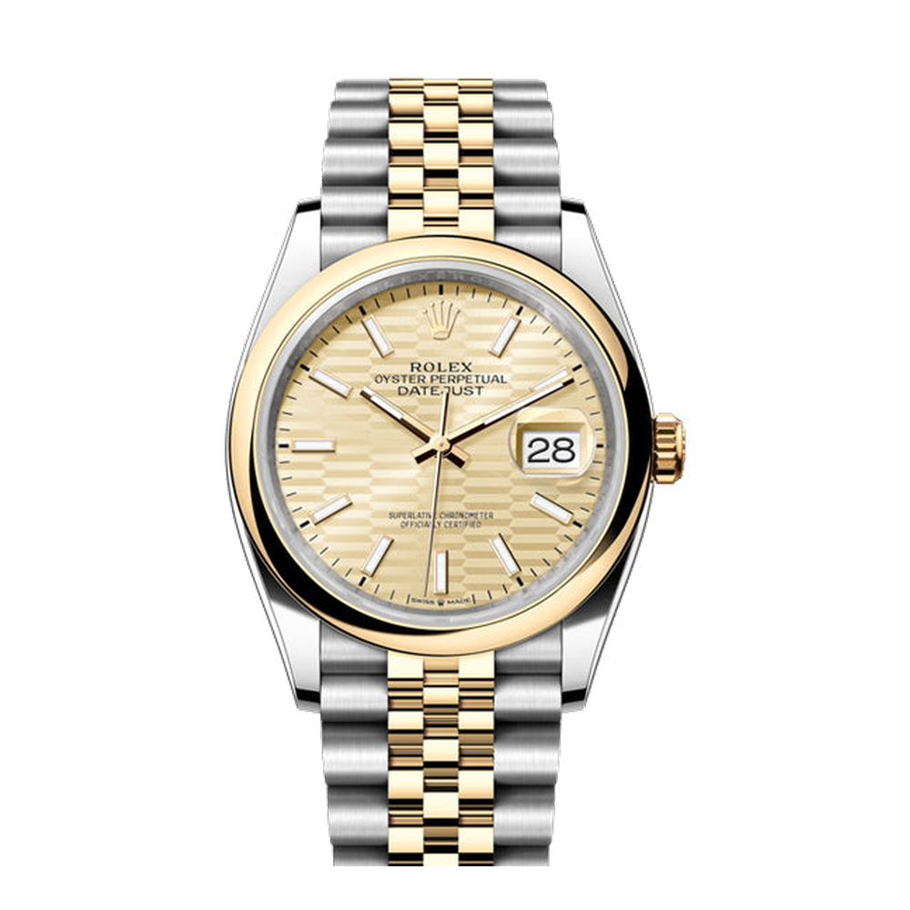 Rolex Datejust 36 Natural/Cream Dial Straps
