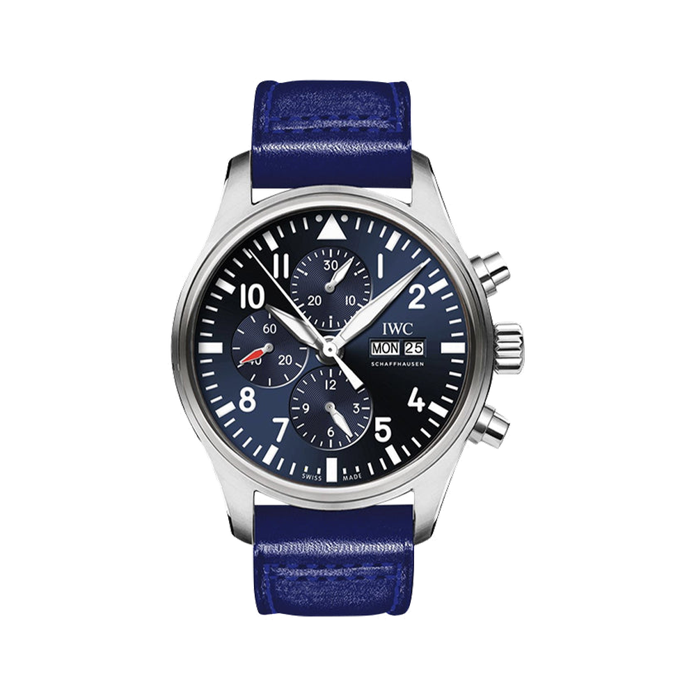 IWC Pilot's Watch Chronograph Stainless Steel / Le Petit Prince / Santoni