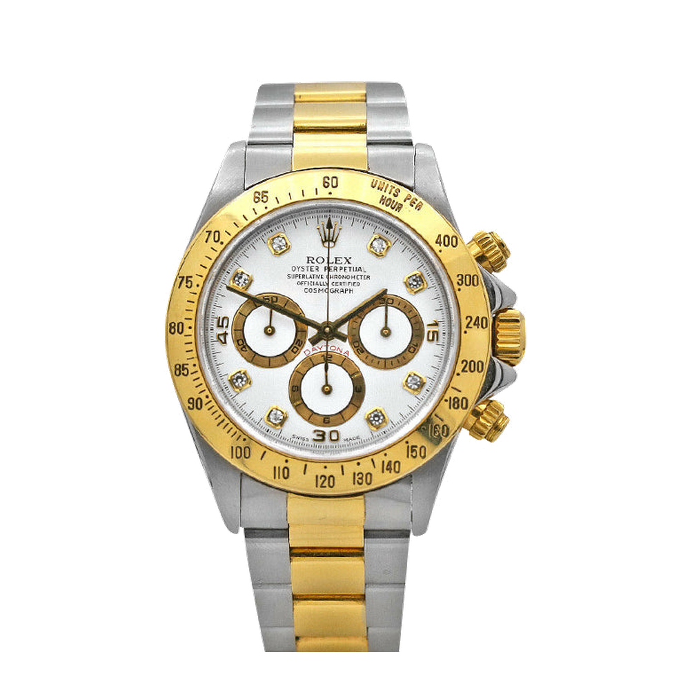 Rolex Daytona Rolesor White Diamond