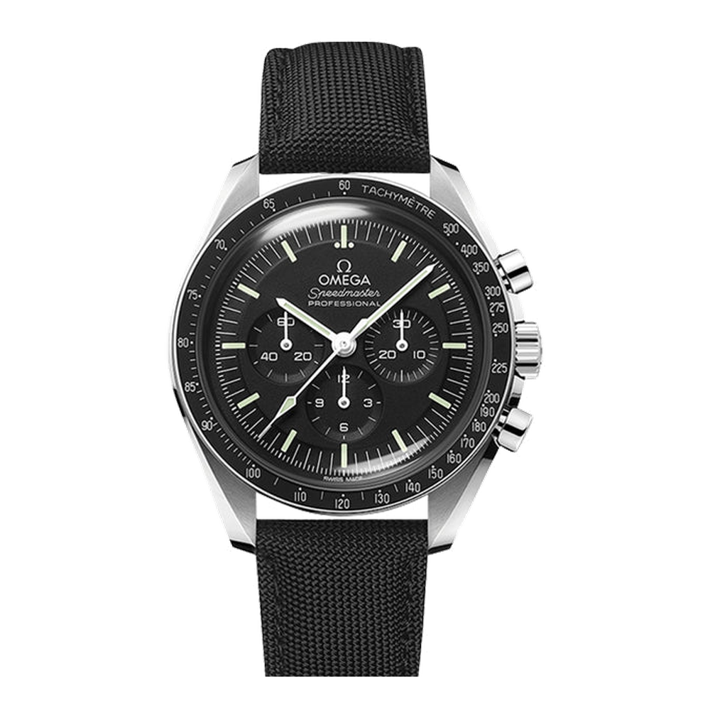 Omega Speedmaster Professional Moonwatch 3861 Stainless Steel / Black / Plexi / Fabric