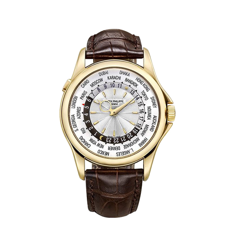 Patek Philippe World Time 5130 White Dial Straps