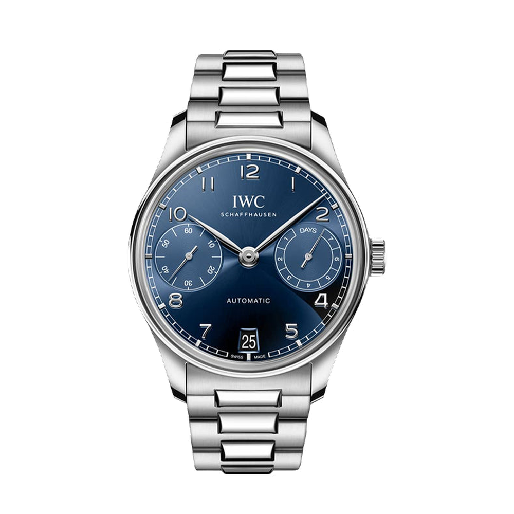 IWC Portugieser Automatic 42 Stainless Steel / Blue / Bracelet