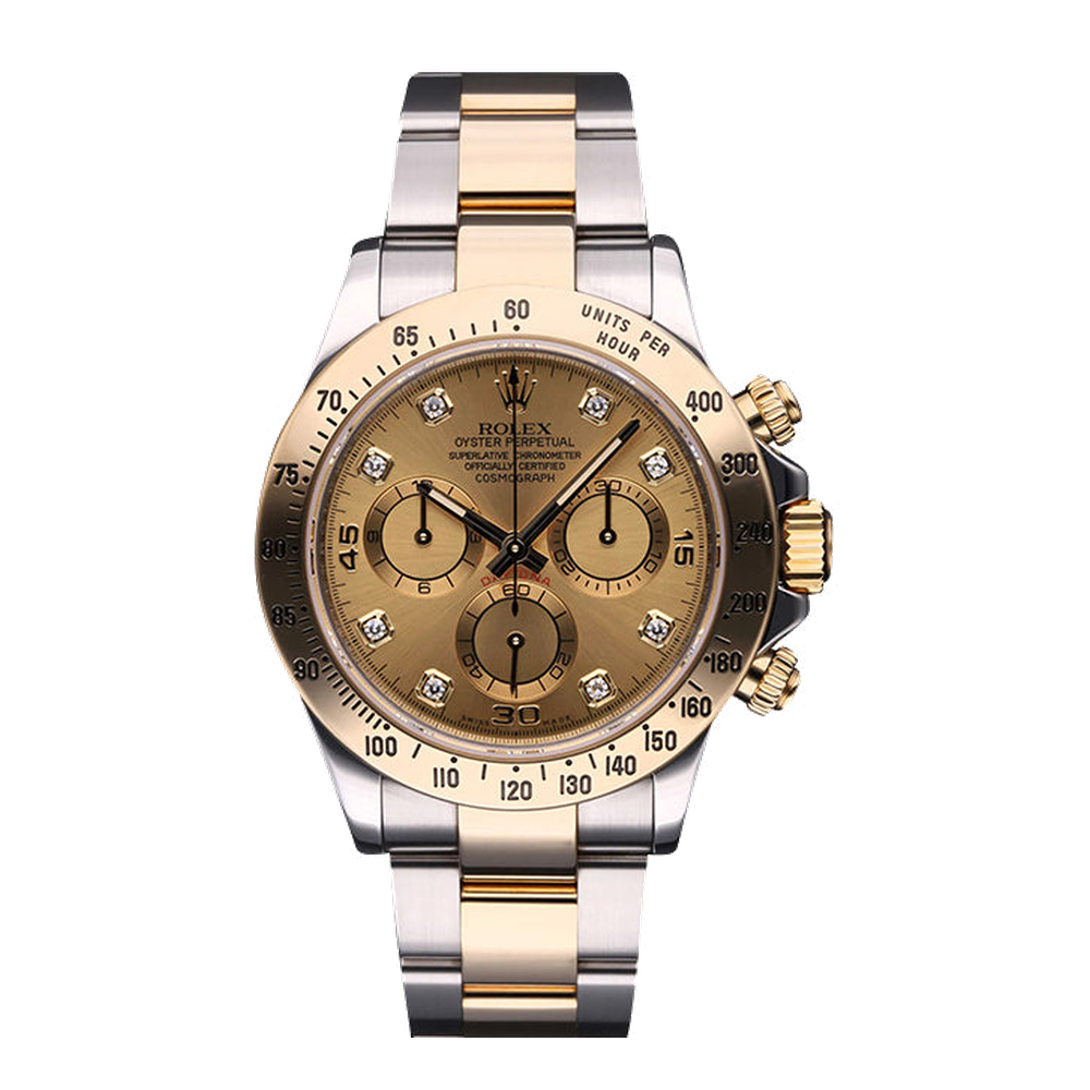 Rolex Cosmograph Daytona Rolesor / Champagne Diamond