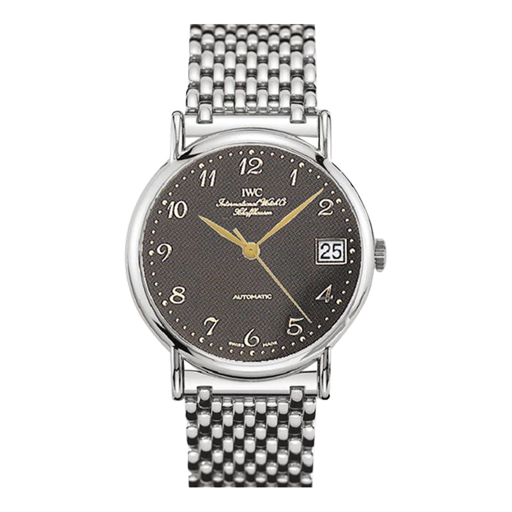 IWC Portofino Automatic Stainless Steel / Black - Breguet / Bracelet