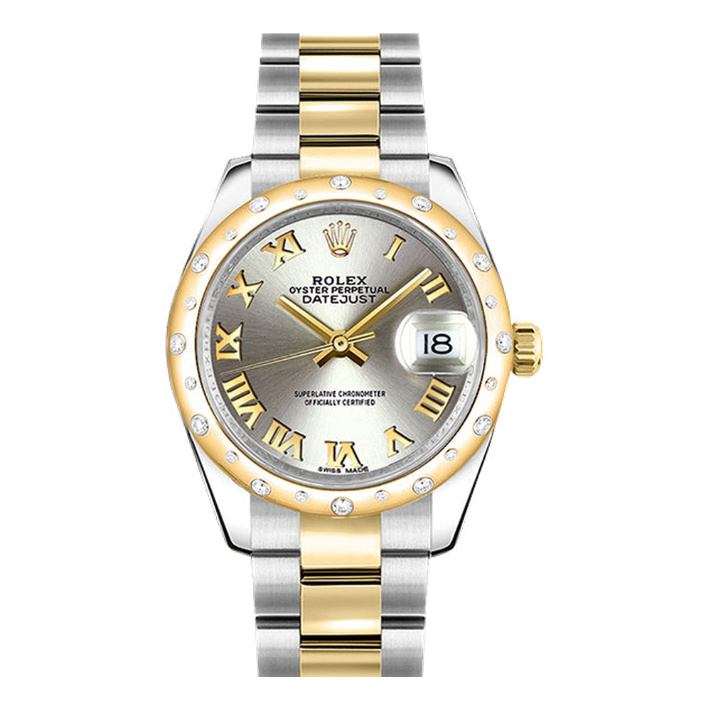 Rolex Datejust 31 Rolesor Yellow Domed Diamond / Oyster / Steel Roman