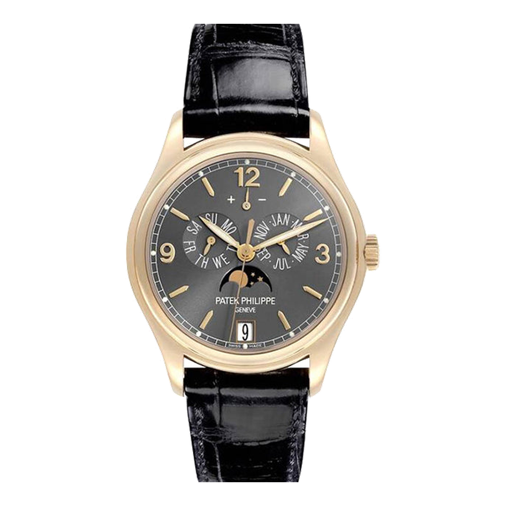 Patek Philippe Annual Calendar 5146 Yellow Gold / Grey Brown Dial Straps