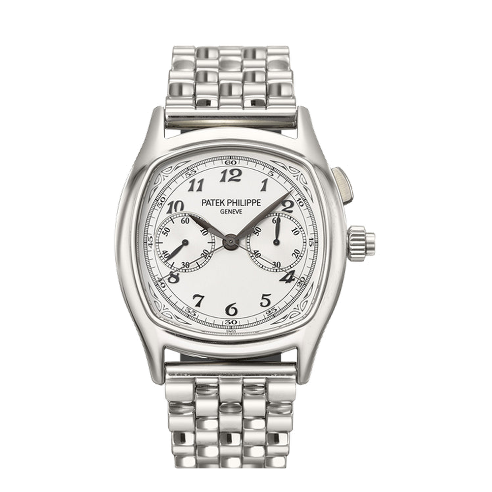 Patek Philippe Split-Seconds Chronograph 5950 Stainless Steel / Silver / Bracelet